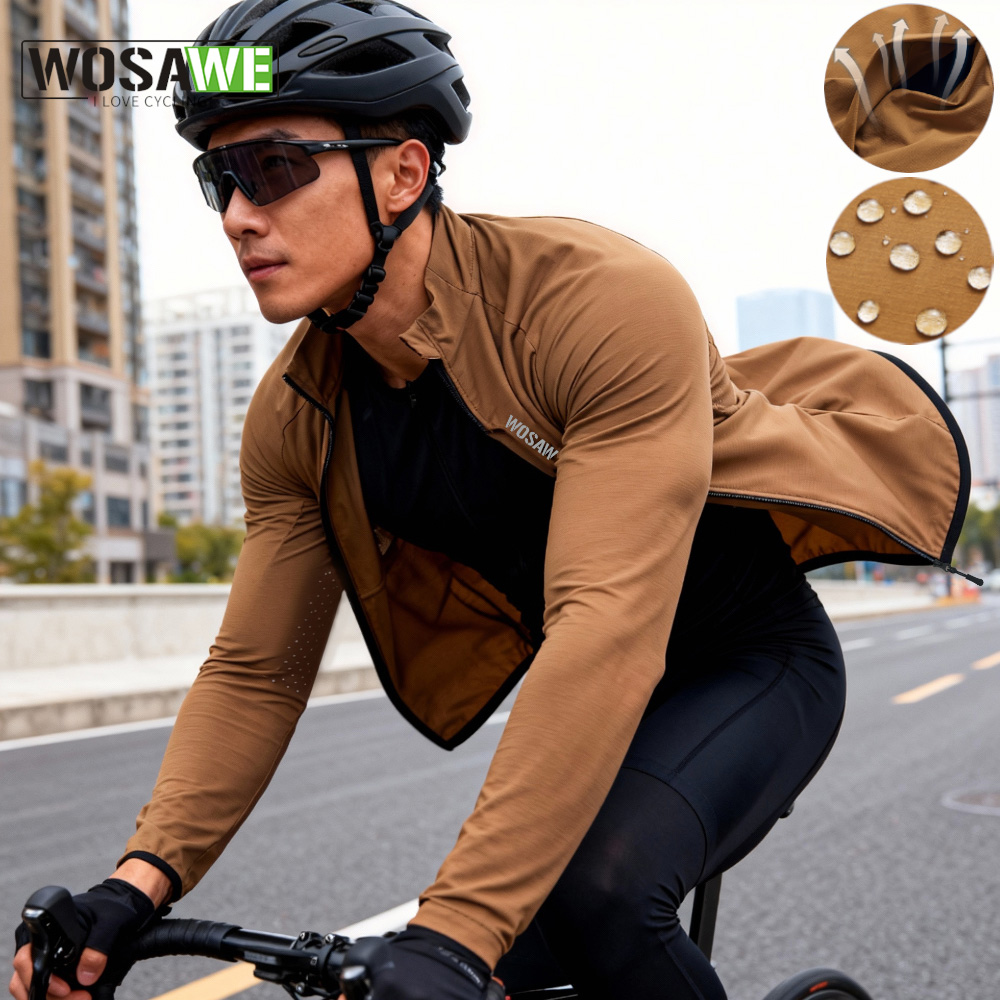 Cycling Commuter Jacket - WOSAWE-cortavientos para ciclismo, chaqueta Unisex de