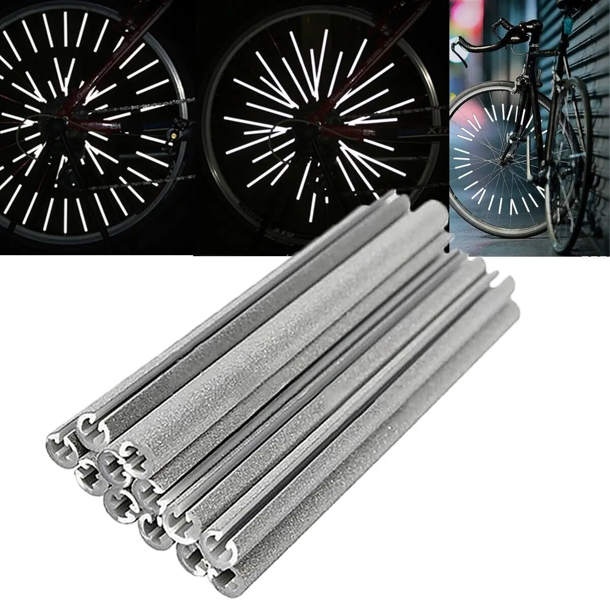 Spoke Reflector Set - Juego de 12 reflectores de alta