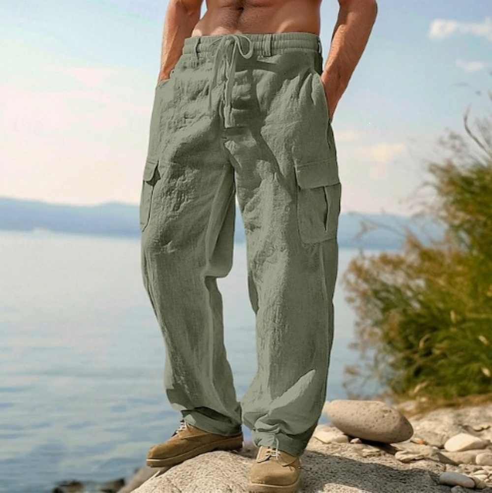 Cycling To Work - Nuevos pantalones de algodón y lino