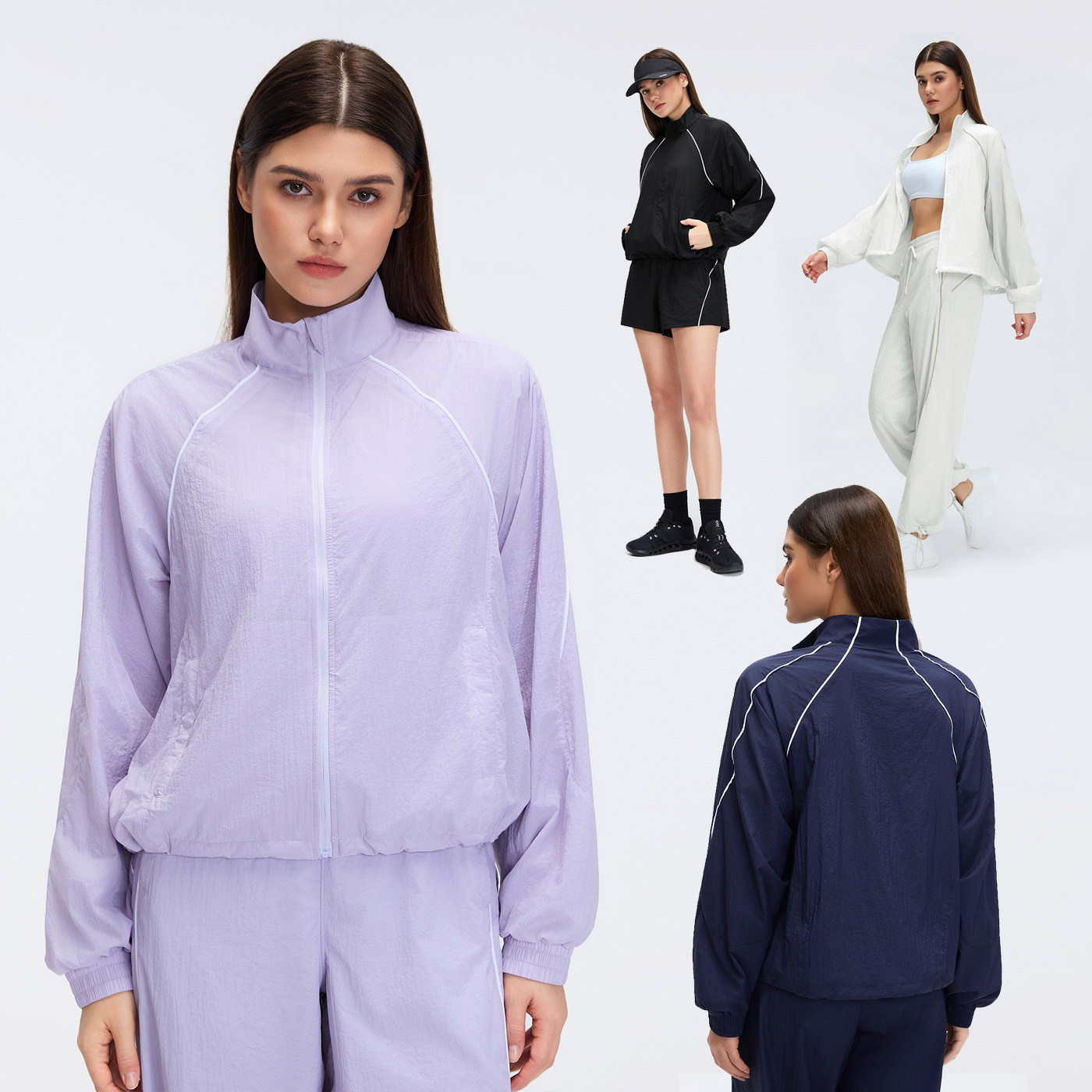 Cycling Commute Jacket - Chaqueta Corta Deportiva Y2K para Mujer,