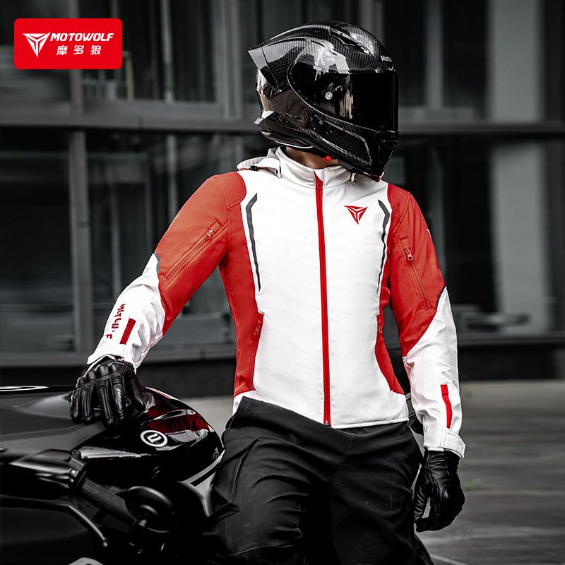 Cycling Commute Jacket - Chaqueta cortavientos MOTOWOLF para motocicleta, transpirable,