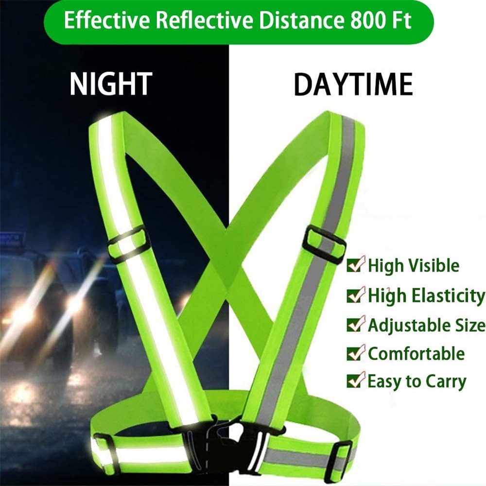 Cycling Commuter Jacket - Correas reflectantes seguridad laboral nocturno correr