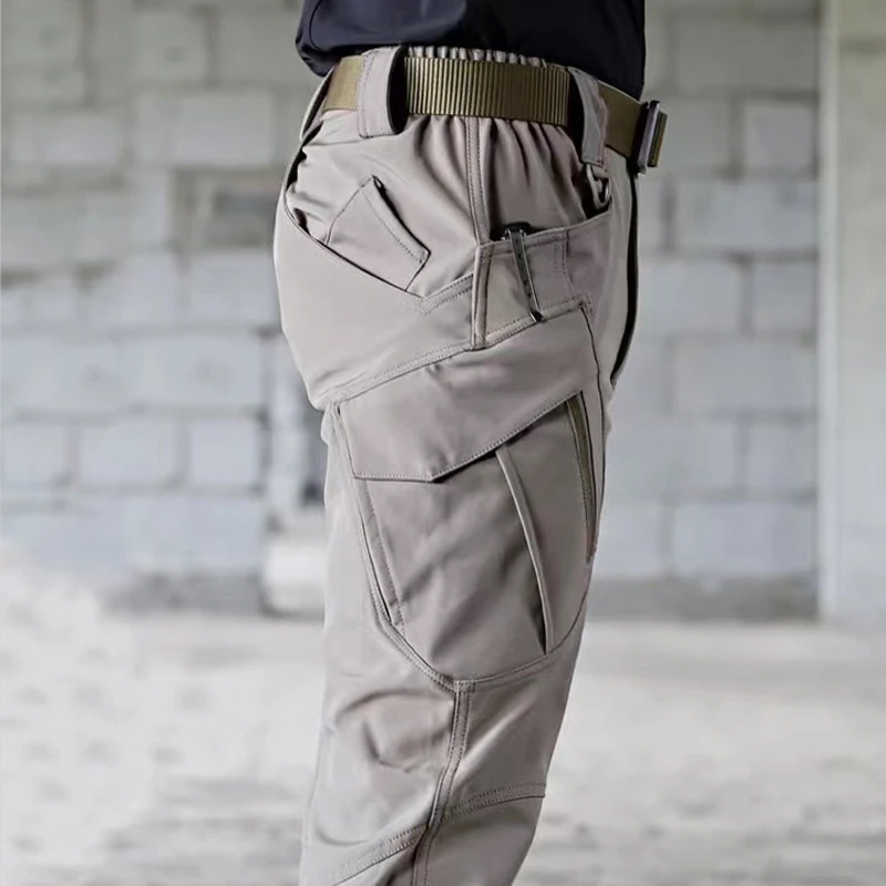 Cycling In City - Pantalones elásticos Cargo para hombre, primavera