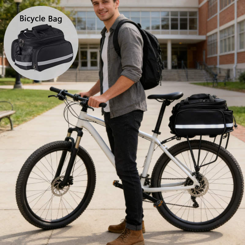 Cycling Commute In Rain - Bolsa de Transporte para Bicicleta, 1