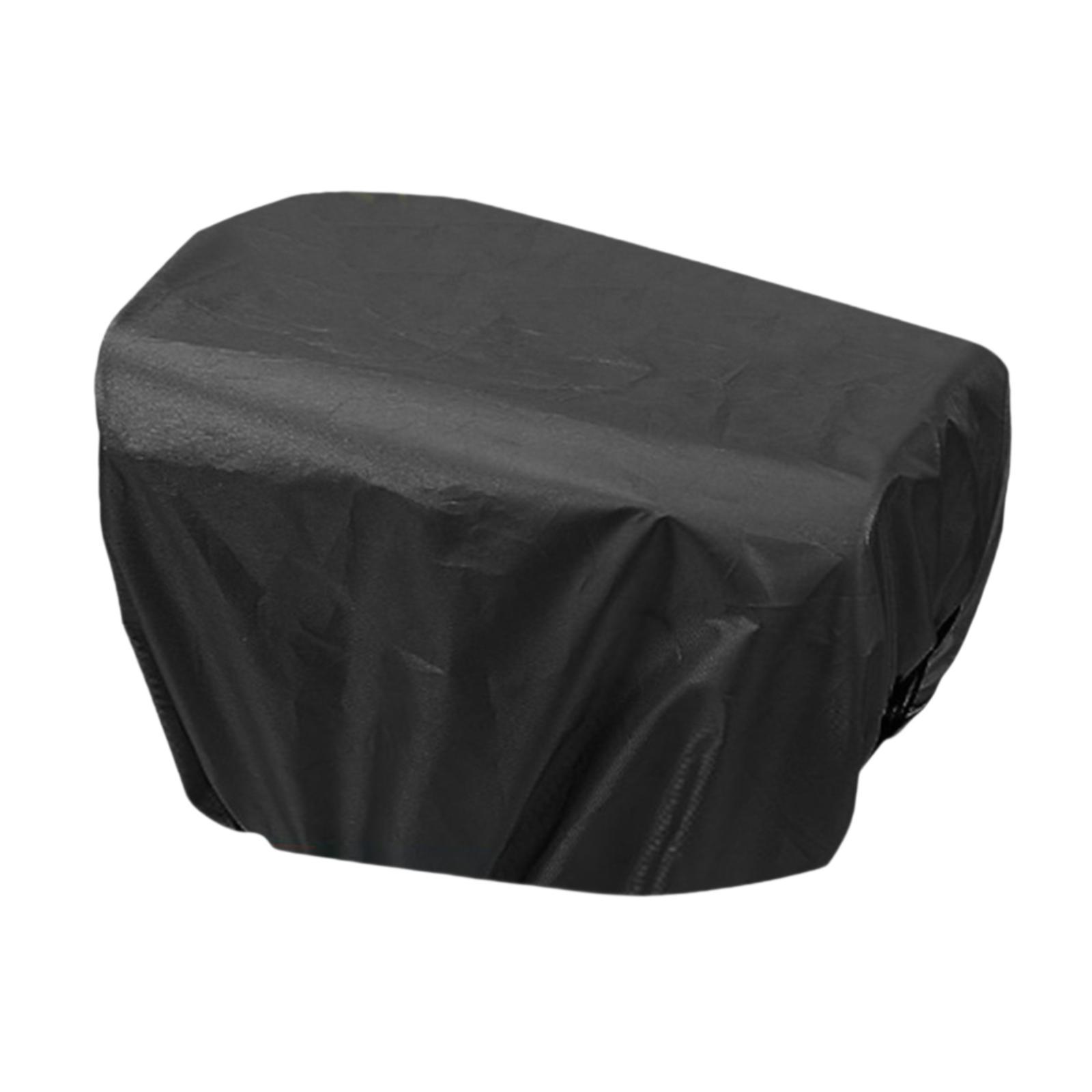 Cycling Commute In Rain - Funda Impermeable Negra para Cesta de