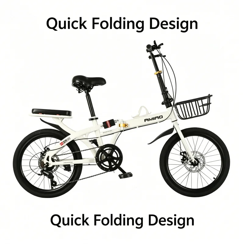 Commuting With Bike - Bicicleta Plegable de 20 Pulgadas con