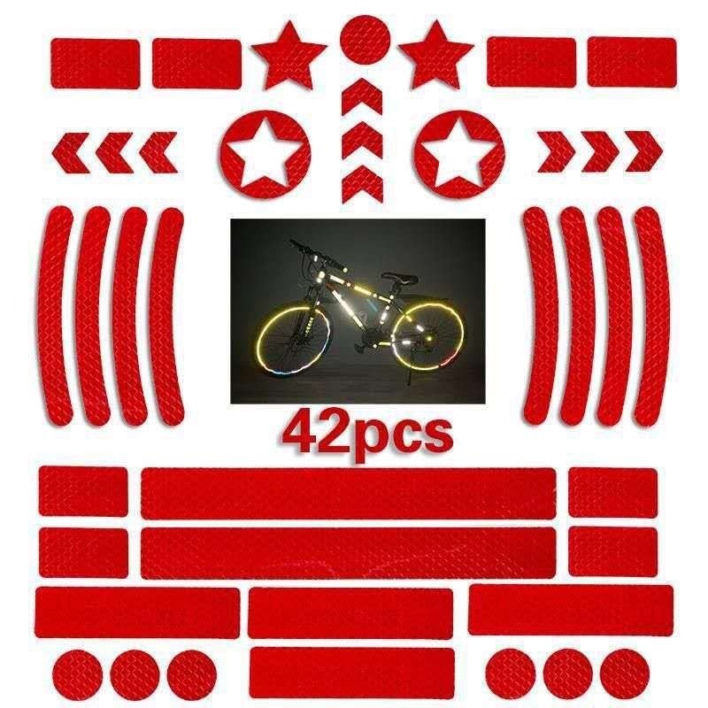 42 unids/set pegatinas reflect - Spoke Reflector Set reseña y precio