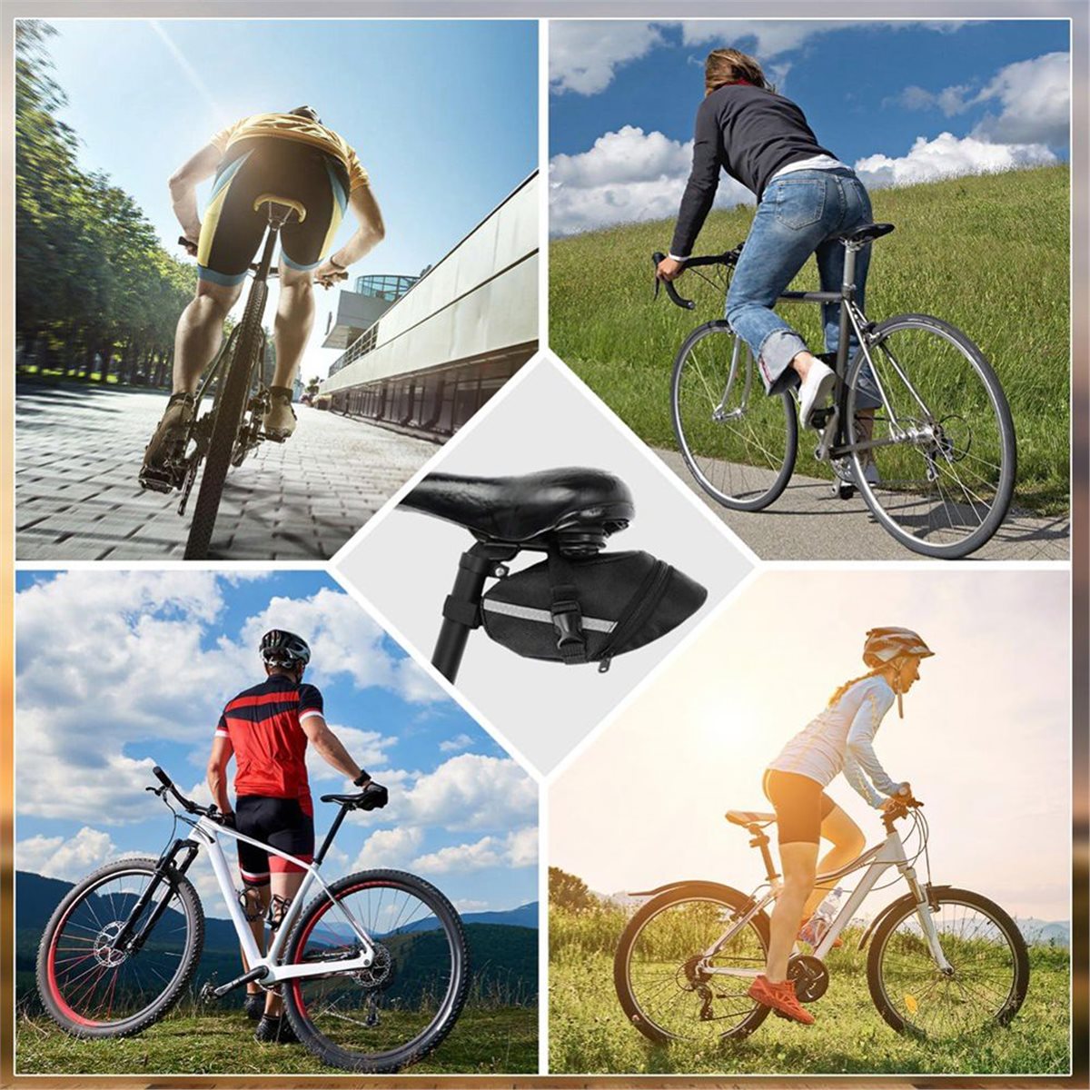B72ABG Paquete de 2 bolsas par - Saddle Bag Under Seat reseña y precio