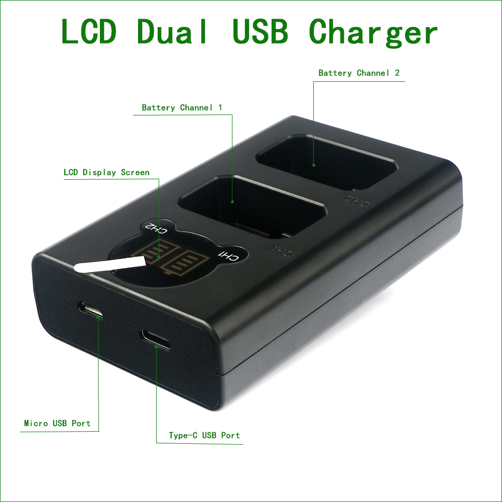 Cargador de batería USB dual B - Usb Charger Dynamo reseña y precio