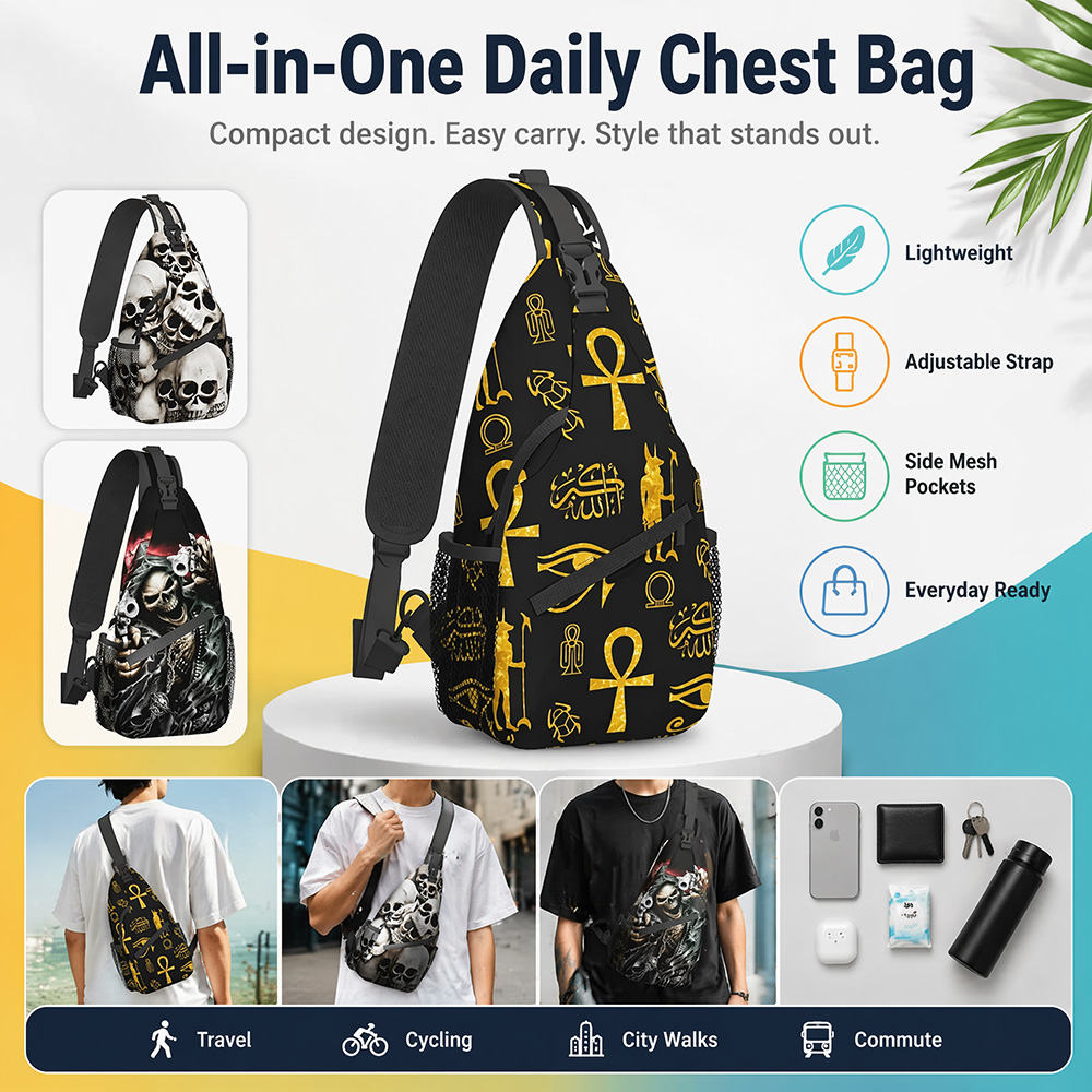 Bolso cruzado para hombre, bol - Cycling Commute Essentials reseña y precio