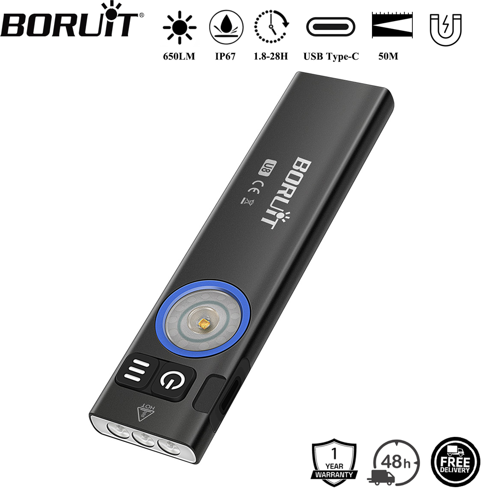 BORUiT U8 650LM EDC linterna L - Cycling To Work reseña y precio