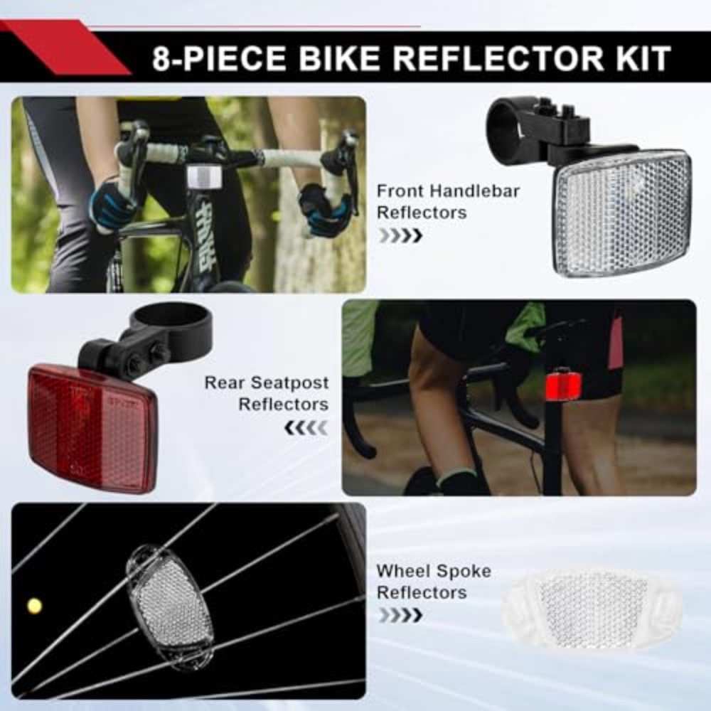 Kit de 8 Reflectores para Bici - Spoke Reflector Set reseña y precio