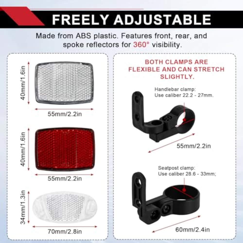 Kit de 8 Reflectores para Bici - Spoke Reflector Set reseña y precio