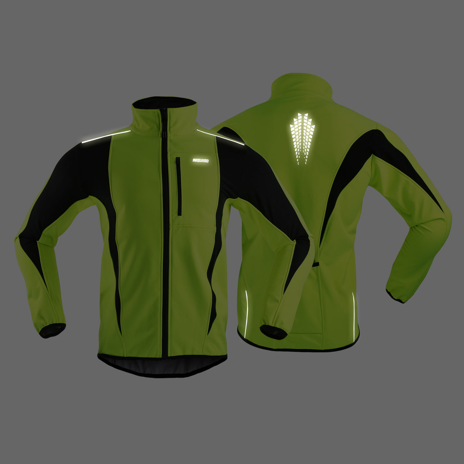 ARSUXEO-Chaqueta de ciclismo d - Cycling Commuter Jacket reseña y precio
