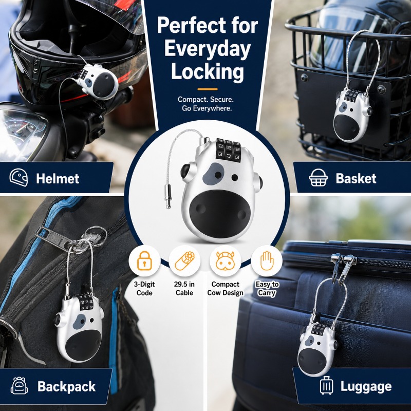 Candado de Cable Retráctil Min - Cycling Commuter Backpack reseña y precio