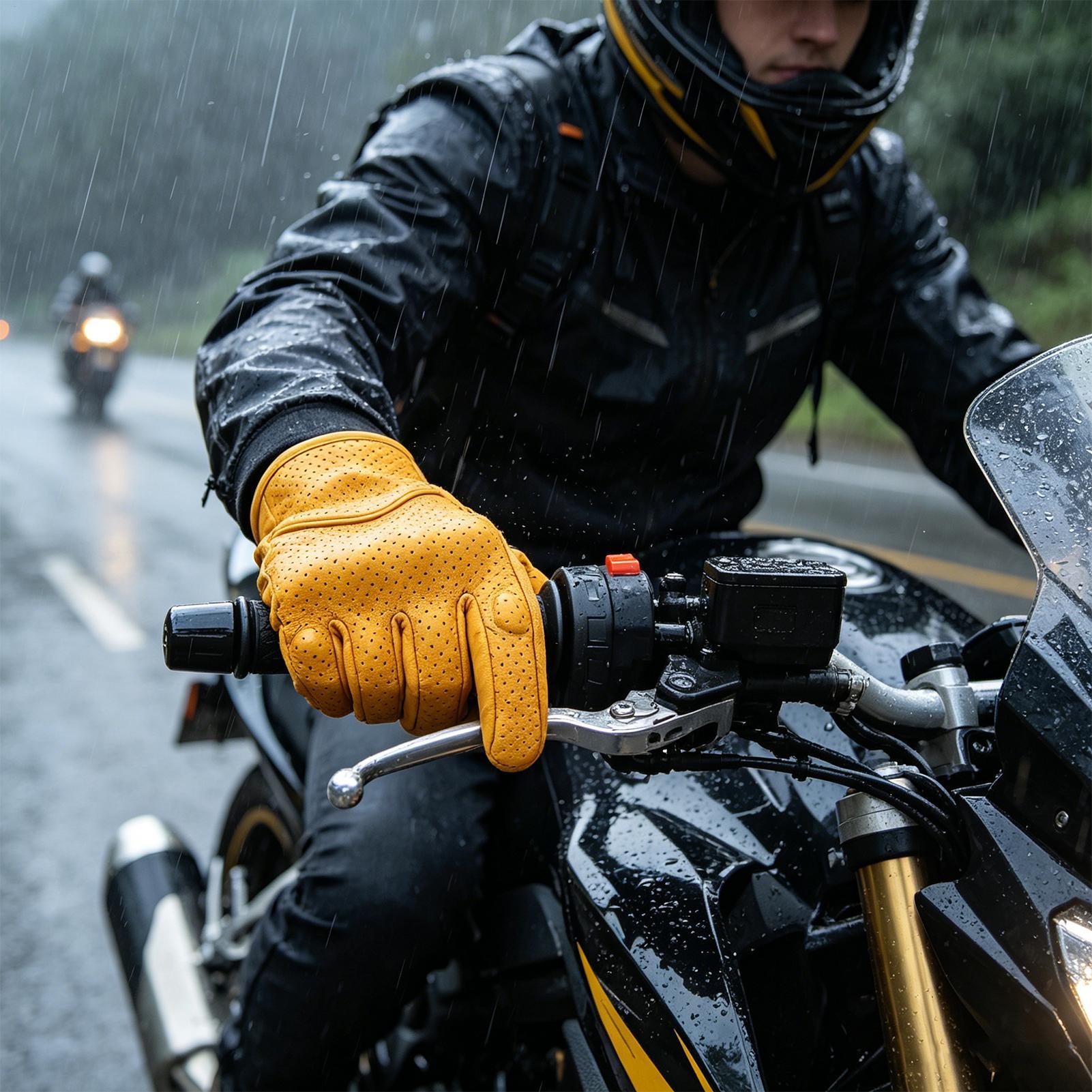 Guantes Retro para motocicleta - Cycling In City reseña y precio