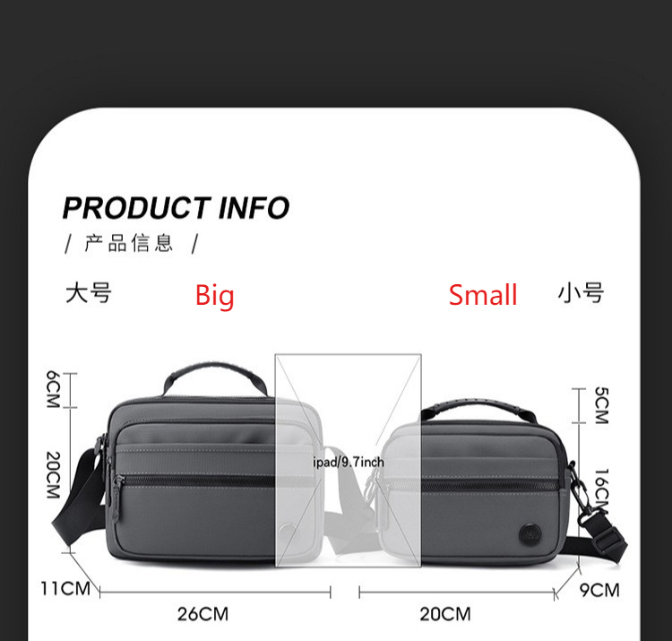 Bolso cruzado de nailon ligero - Cycling Commute Essentials reseña y precio
