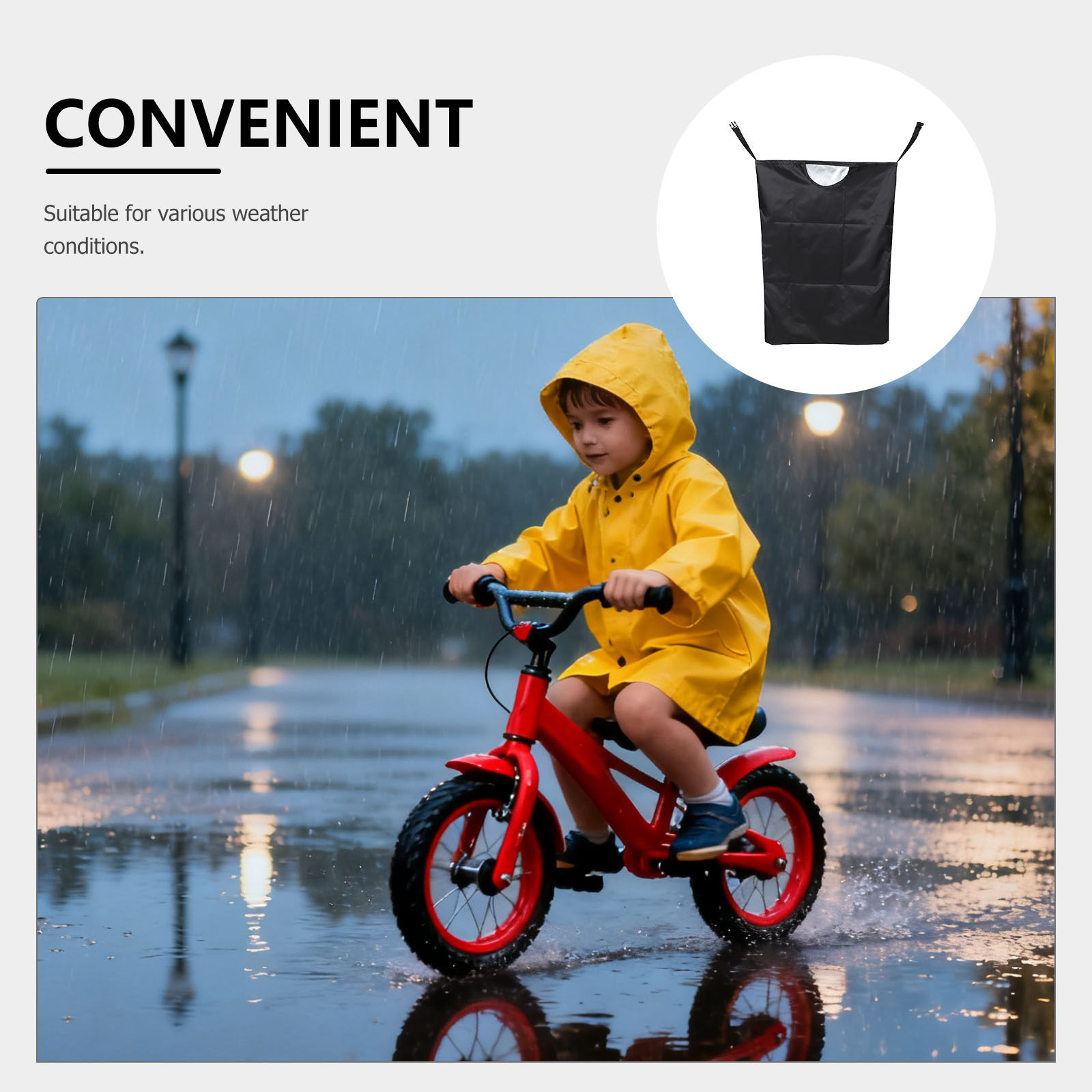 Funda impermeable para asiento - Cycling Commute In Rain reseña y precio