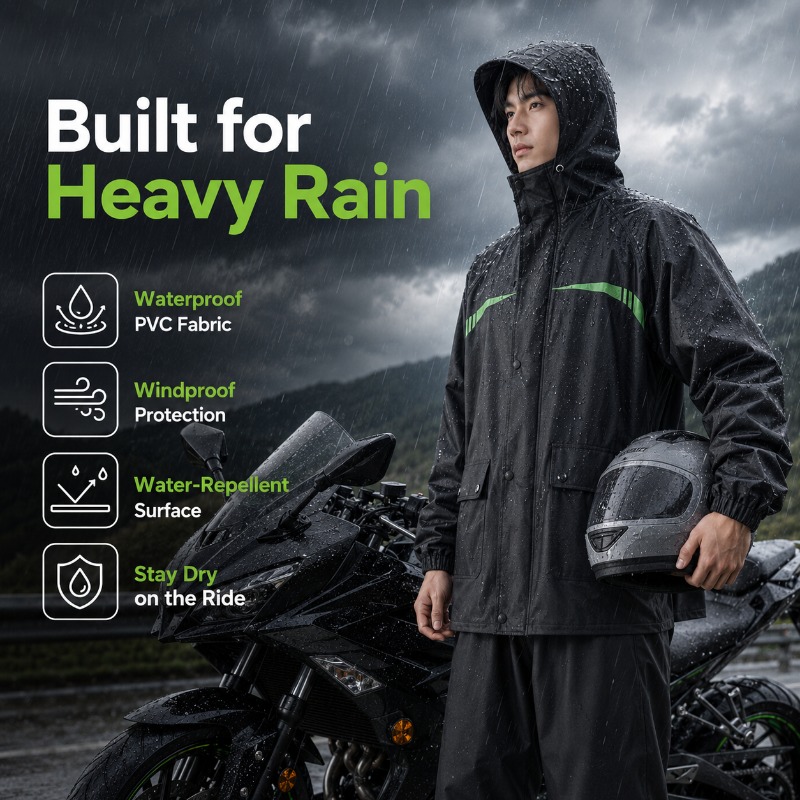 Traje Impermeable de Ciclismo  - Cycling Commute Jacket reseña y precio