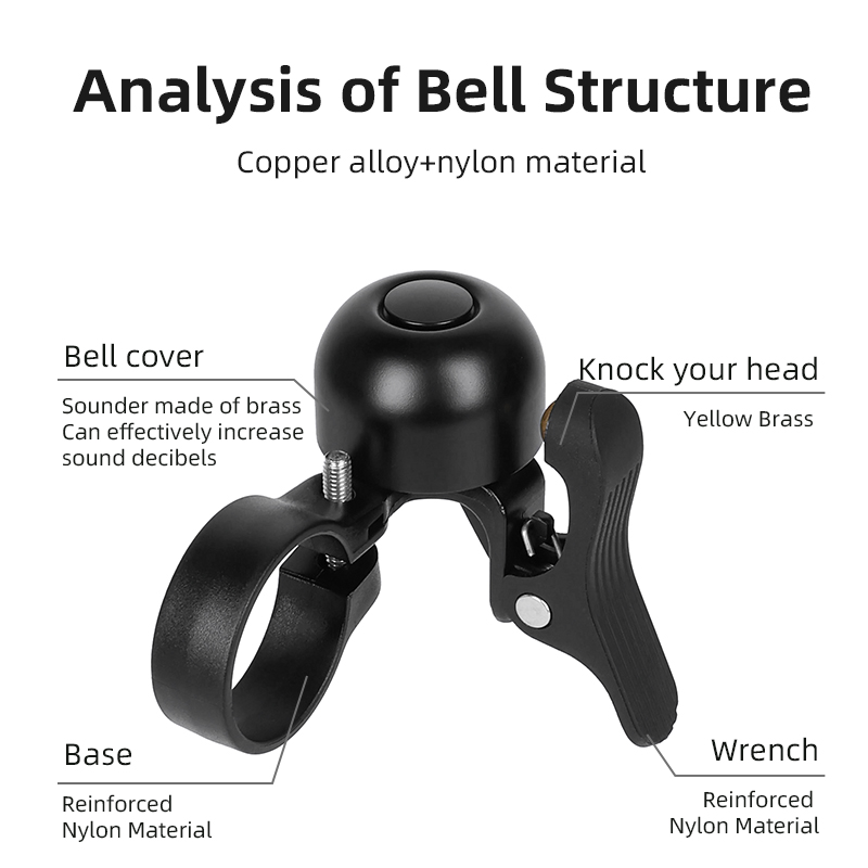 ESLNF Timbre de bicicleta para - Bell Handlebar Ring reseña y precio