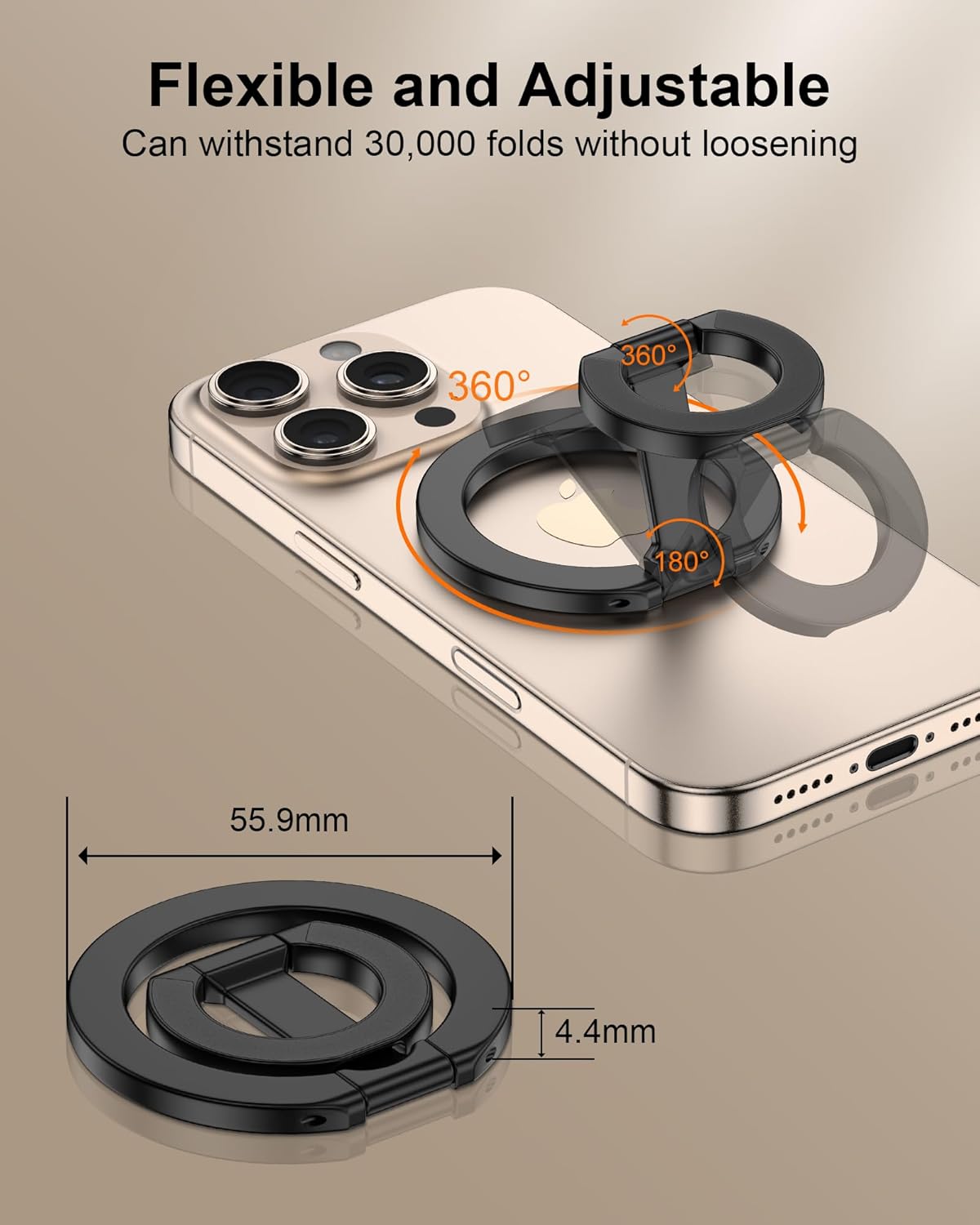 Soporte de agarre para teléfon - Kickstand Adjustable reseña y precio