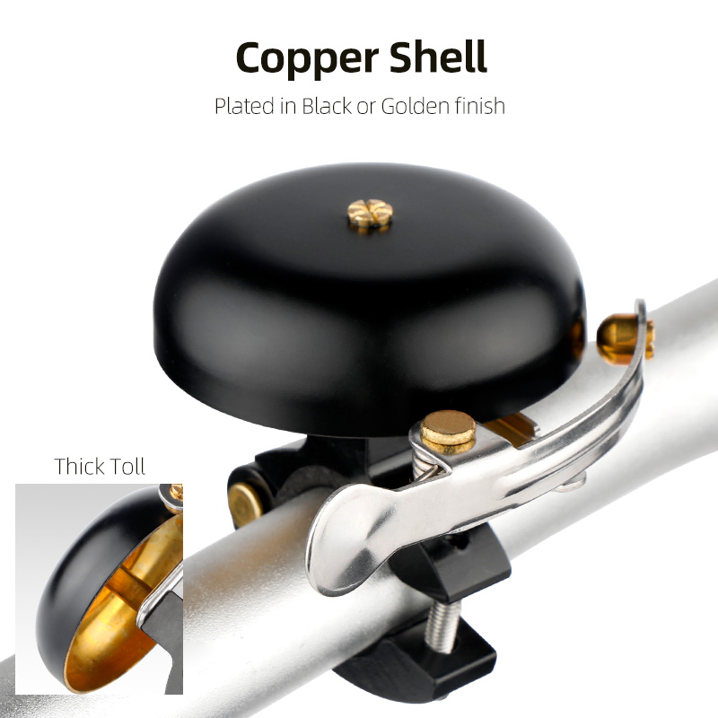Deemount-timbre de latón de ci - Bell Handlebar Ring reseña y precio