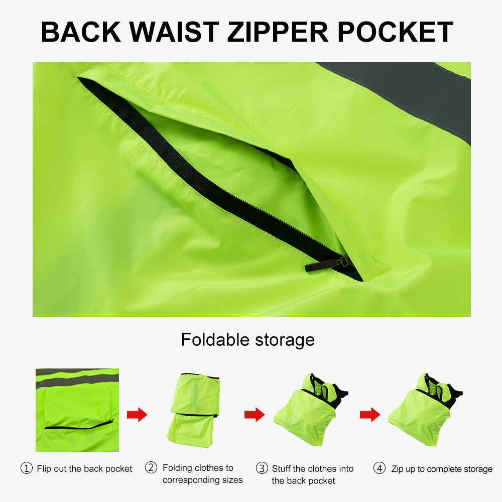 HISERWA-Chaqueta cortavientos  - Cycling Commuter Jacket reseña y precio